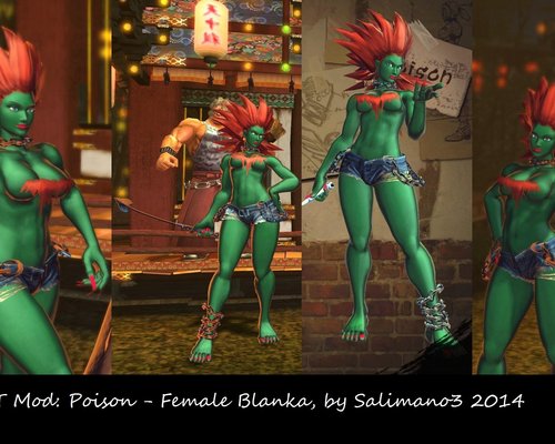 Street Fighter X Tekken "SFxT Mod: Poison - Female Blanka"