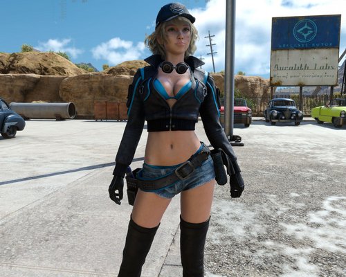 Final Fantasy 15 "Cindy in Black and Blue"