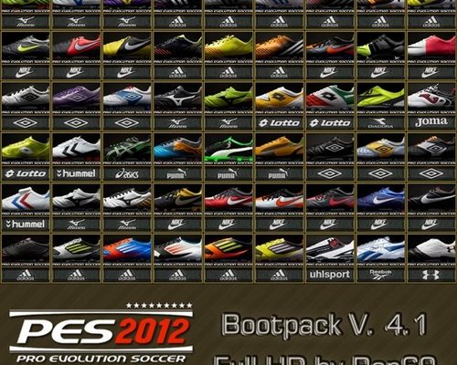 PES 2012 "Bootpack v.4.1 - 81 пара бутс"