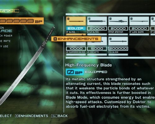 Metal Gear Rising: Revengeance "Мод открывающий DLC и все оружие"
