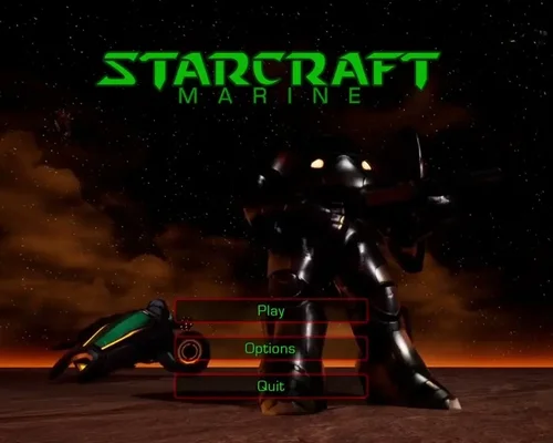 StarCraft "Фанатская игра-шутер StarCraft: Marine"