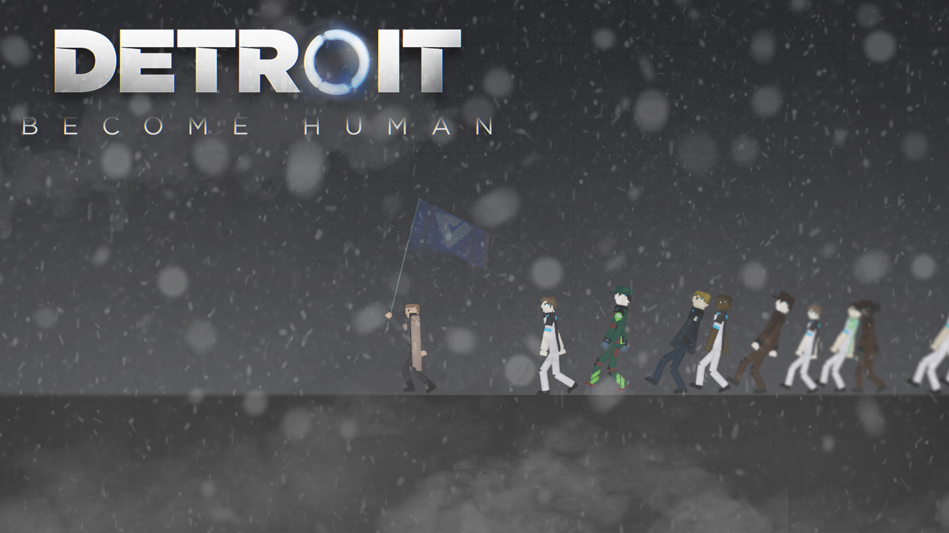 Human плейграунд. Детройт логотип игры. Detroit become Human обложка. Пипл плейграунд мод Детройт. Детройт моды.