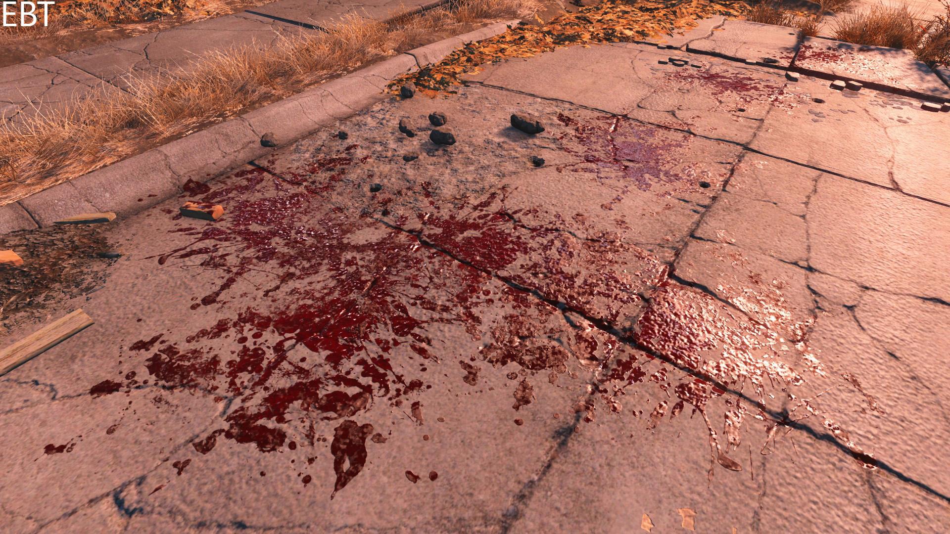 Fallout 4 enhanced blood textures basic фото 5