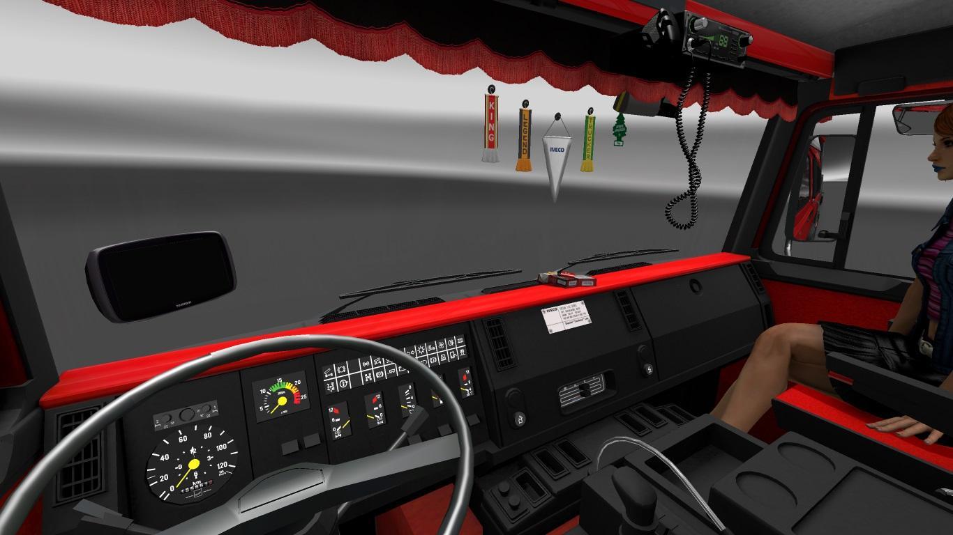 Евро трек симулятор моды автобусы. Euro Truck Simulator 2 кабина. ДЛС кабин аксессуары для етс 2. Iveco 190-38 салон. Евро трек симулятор аксессуары кабины 1.32.