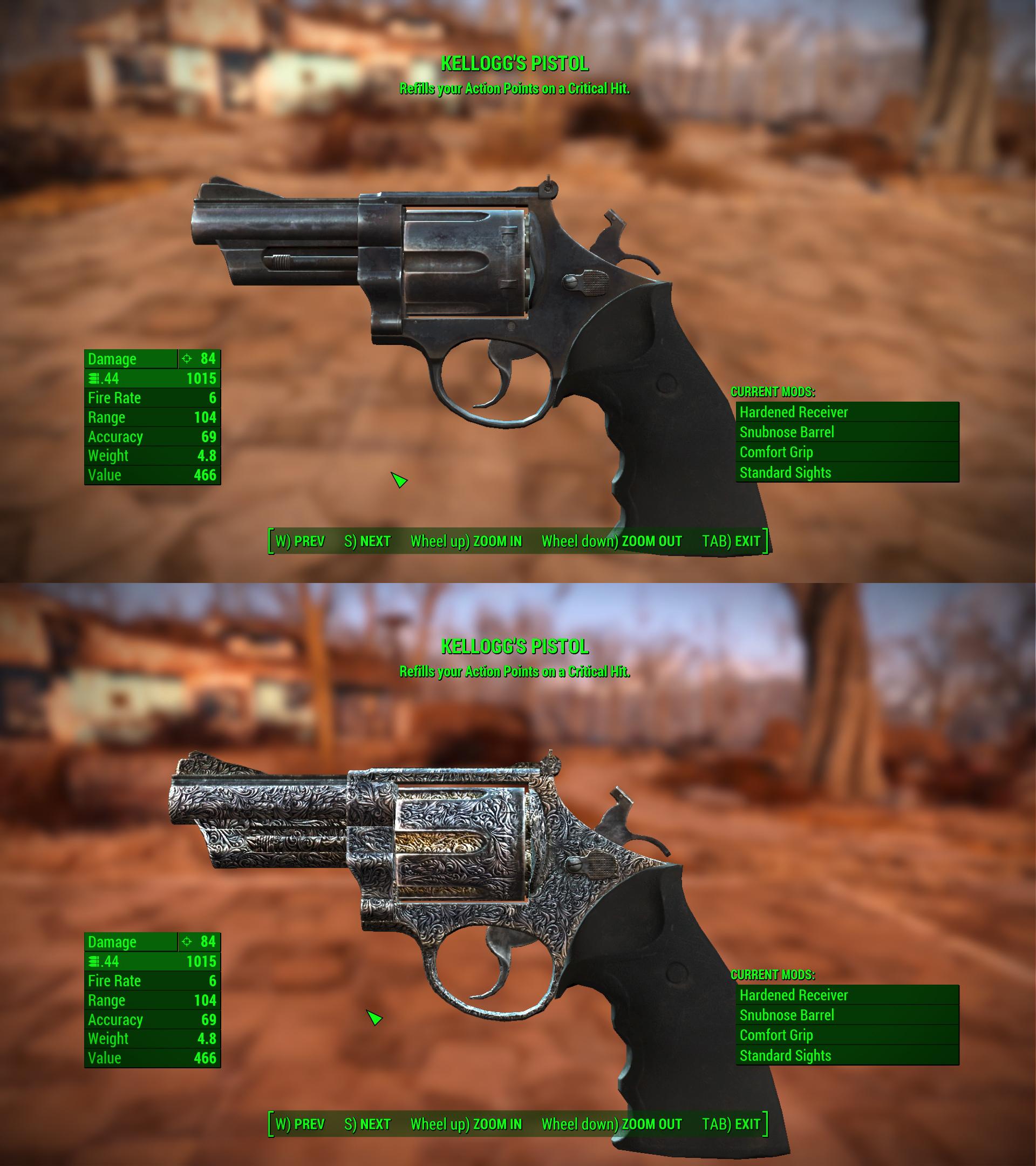 M2045 magnum revolver rifle для fallout 4 фото 59