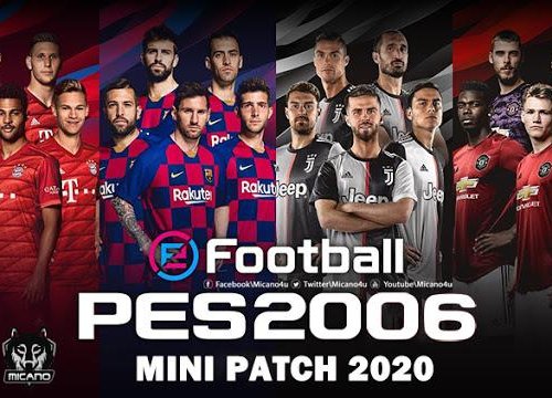 PES 6 "eFootball PES 2020 Edition Mini Patch"