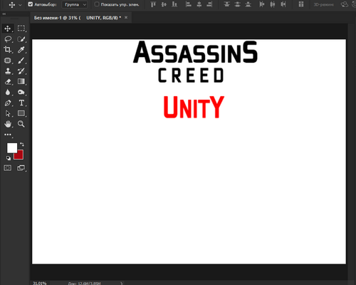 Assassin's Creed: Unity "Шрифт для фотошопа и прочих редакторов"