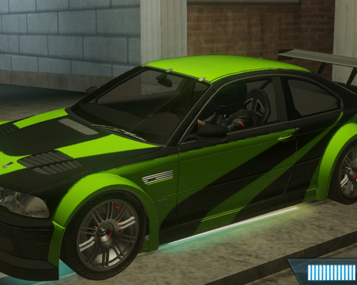 Need for Speed: Most Wanted "lime and black m3 gtr"