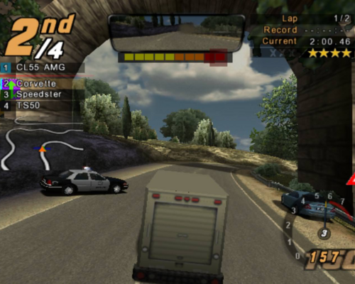 Need for Speed: Hot Pursuit 2 "Ps2 playable traffic cars"