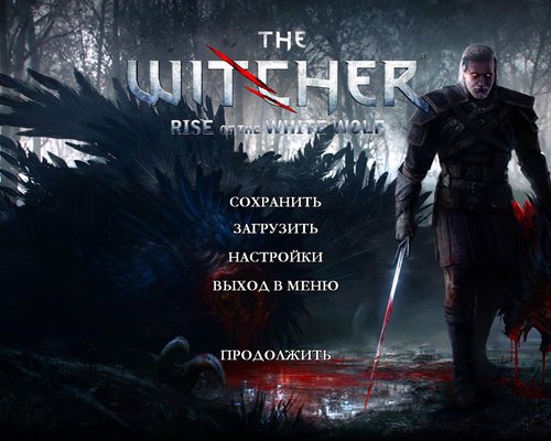 The Witcher "Новое игровое меню (5 вариантов)"