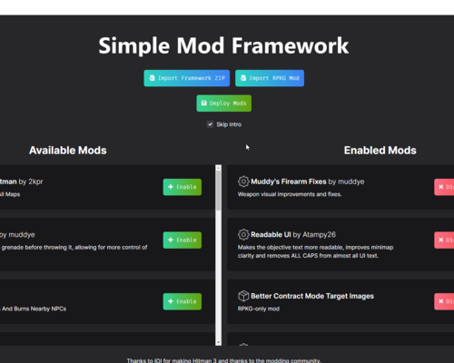 Simple Mod Framework - Простой установщик модов