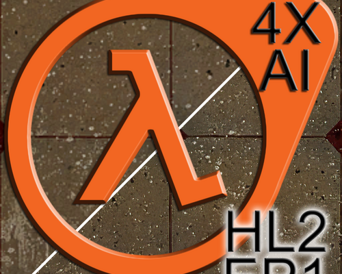 Half-Life 2: Episode One "Улучшенные оригинальные текстуры - 4X AI Textures [deeppurple1968]"