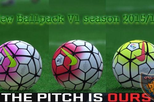 Pro Evolution Soccer 2015 "New Ballpack V1 season 2015/16"