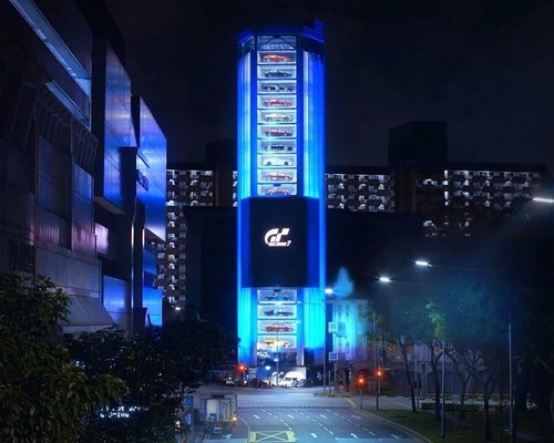 Sony отмечает запуск Gran Turismo 7 огромным торговым автоматом для суперкаров в Сингапуре
