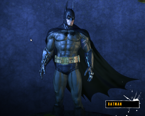Batman: Arkham Asylum "Темный бэткостюм из Arkham City"