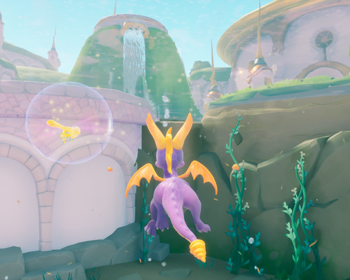 Spyro Reignited Trilogy "Удаления синего фильтра под водой"