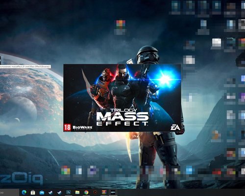 Mass Effect "HD ремастер splash logo"