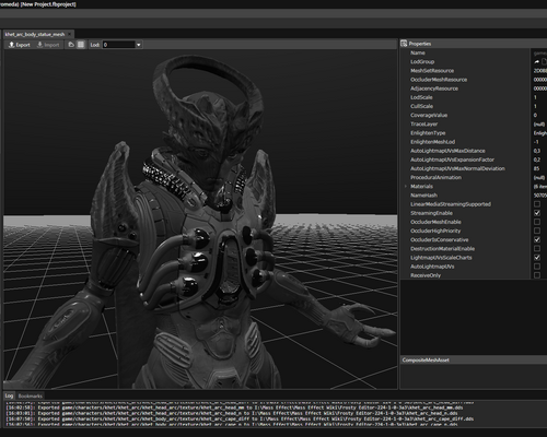 Mass Effect: Andromeda "Набор для Экспорта 3D моделей и Моддинга"
