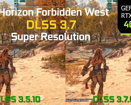 DLSS 3.7.0 сравнили с прошлой версией в Horizon Forbidden West