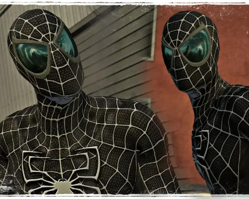 The Amazing Spider-Man 2 "Чёрный костюм Рейми с большими линзами"