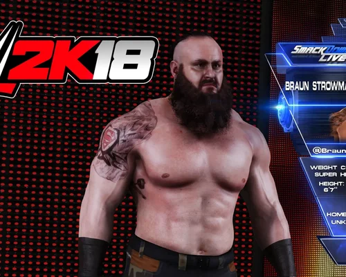 WWE 2K18 "Braun Strowman 9 Attires Мод"