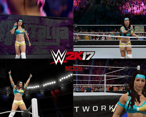 WWE 2K17 "Santana Garrett (Лицевая анимация) WWE 2K19 Порт Мод"