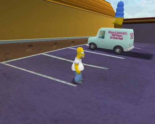 The Simpsons Hit & Run "Icecream Car"