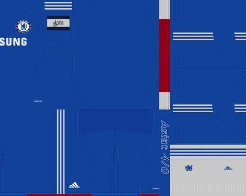 PES 2010 "Chelsea 10/11 Home Kit by Asiat"