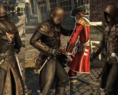 Assassin's Creed: Rogue "Замена стандартного костюма ассасина на кожаный"