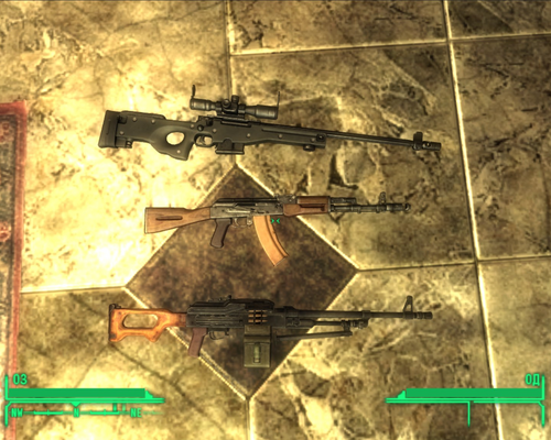 Fallout 3 "Оружейный мод + броня