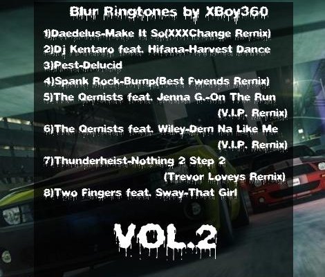 Blur "Ringtones by XBoy360(Vol.2)"
