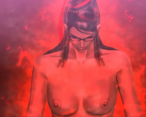 Bayonetta "Nude Mod - полностью голая ведьма"