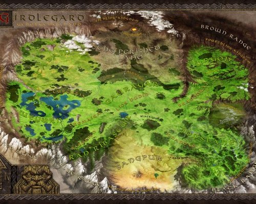 Dwarves, the "Map(Карта мира)"