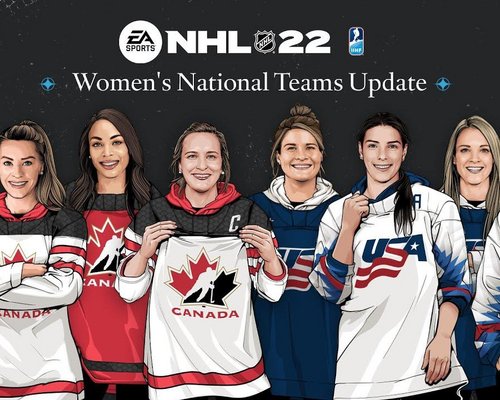 В NHL 22 появились женские команды