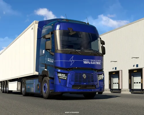 В Euro Truck Simulator 2 появится первый электрический грузовик Renault Trucks E-Tech