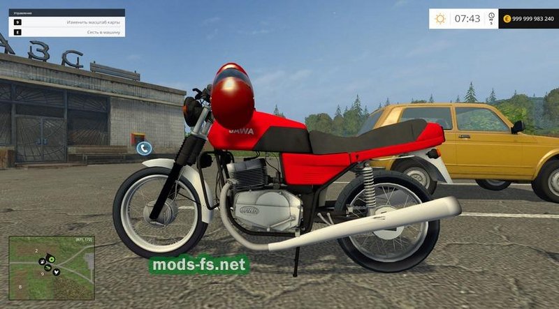 Мотоцикл Ява для Farming Simulator 2015