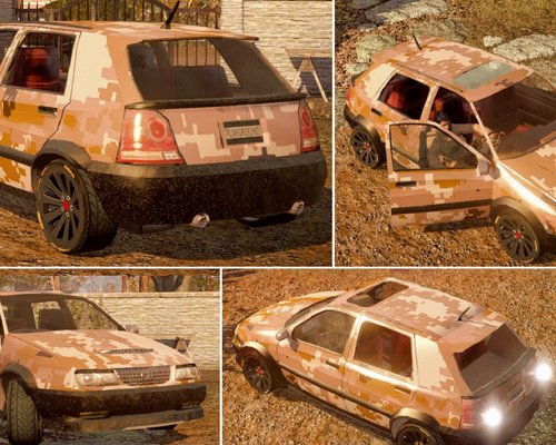 State of Decay "SOD - AOR1 Hatchback Retexture"