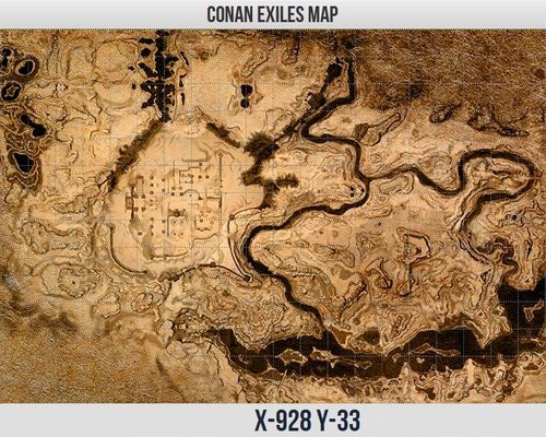 Conan Exiles "карта"