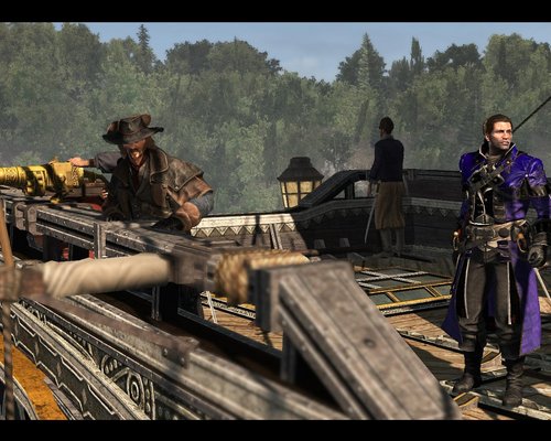 Assassin's Creed: Rogue "Фиолетовый с черный костюм тамплиера (Resorep)"