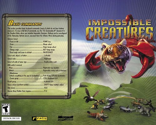 Impossible Creatures "Manual (Руководство пользователя)"