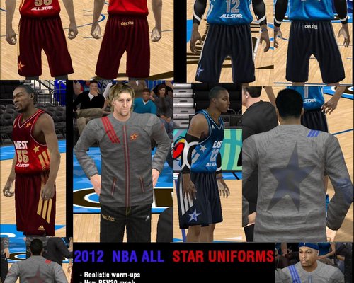 NBA 2K12 "2012 NBA All-Star Uniforms 1.0"
