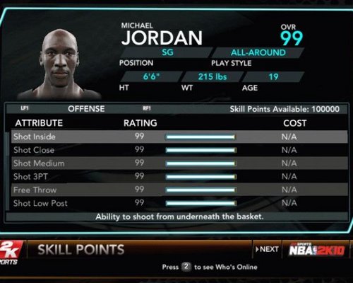 NBA 2K10 "Michael Jordan in My Play Mode"