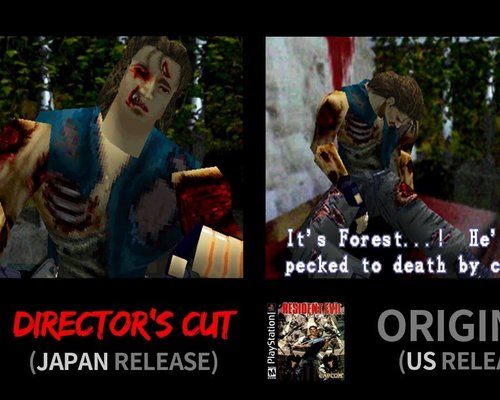 Resident Evil "Вырезанный контент из японской версии игры"