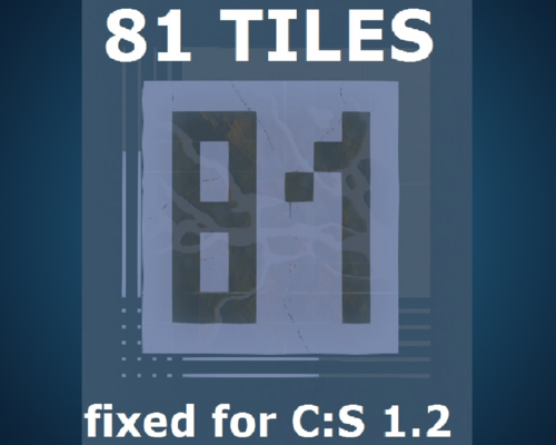 Cities: Skylines "81 Плитка/Tiles Версия 2.30.0"