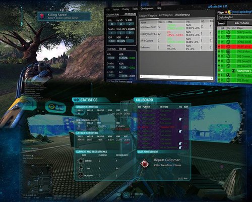 PlanetSide 2 "Recursion Real Time Stat Tracker"