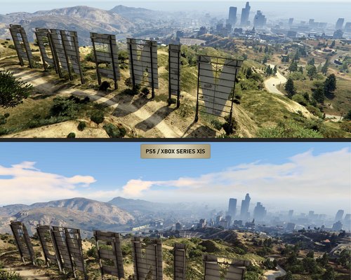 Первые сравнительные скриншоты GTA 5 на PS5, Xbox Series X/S и ПК