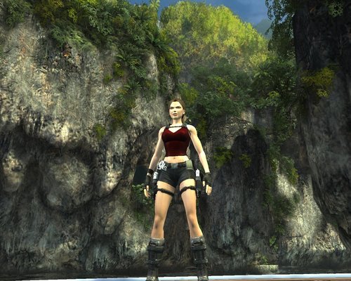 Tomb Raider Underworld "Красный Костюм-Fan Art"