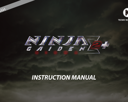 Ninja Gaiden Sigma 2 "Instruction manual"