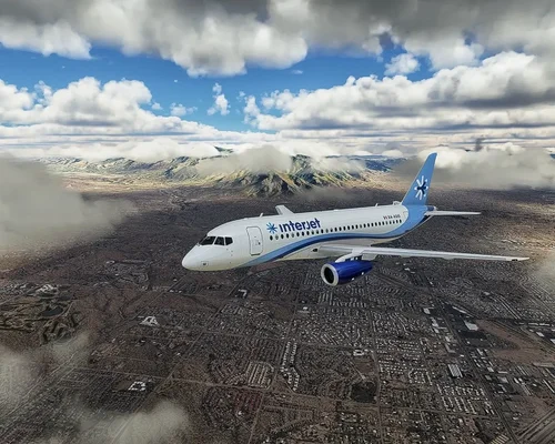 Microsoft Flight Simulator "Самолёт Sukhoi Superjet 100"
