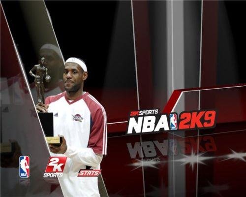NBA 2K9 "Новый загрузочный экран с Леброном Джеймсом"